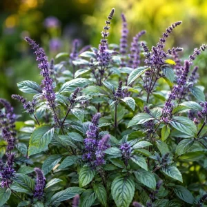 African Blue Basil Live Plant – Aromatic Herb for Garden & Culinary, 2-4 Inch Tall - Image 3