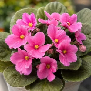African Violet Live Plant – Pink Flowers, 3-5 Inches Tall, 4 Inch Pot, Indoor Houseplant - Image 7