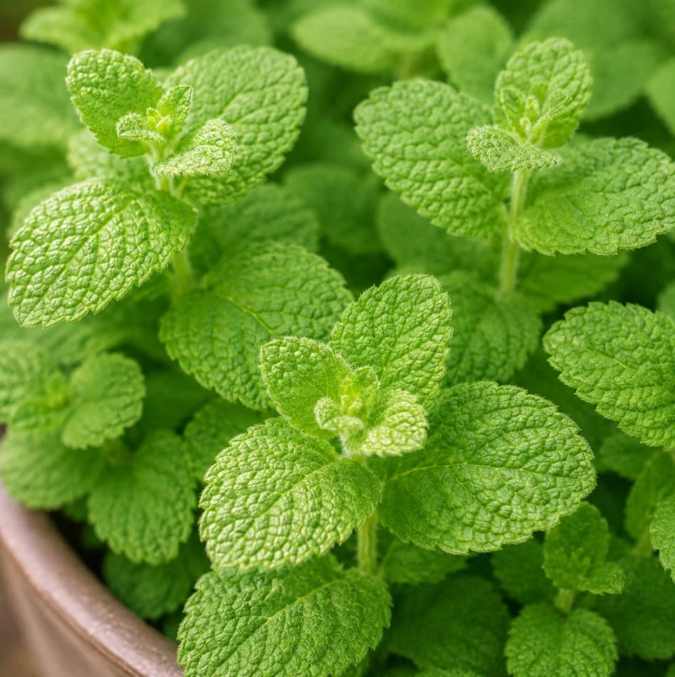 Apple Mint Live Plant 2-4 Inch Tall - Fragrant Herb for Home Garden - Image 3
