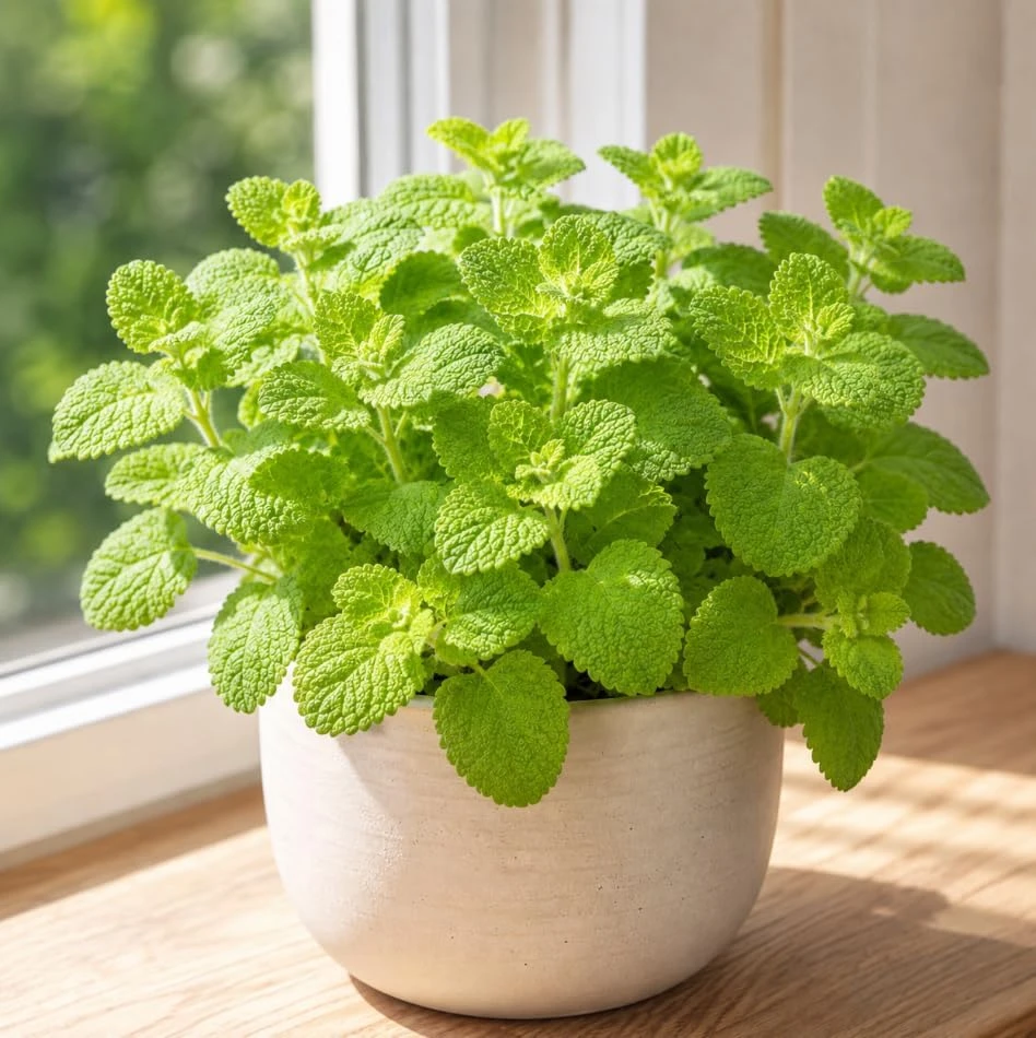 Apple Mint Live Plant 2-4 Inch Tall - Fragrant Herb for Home Garden - Image 1