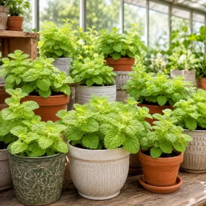 Apple Mint Live Plant 2-4 Inch Tall - Fragrant Herb for Home Garden - Image 4
