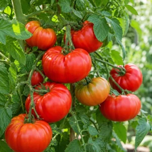 Beefsteak Tomato Plants - 2 Live Starters in 4 Inch Pot, 4-6 Inches Tall, Outdoor - Image 2