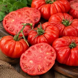 Beefsteak Tomato Plants - 2 Live Starters in 4 Inch Pot, 4-6 Inches Tall, Outdoor - Image 3