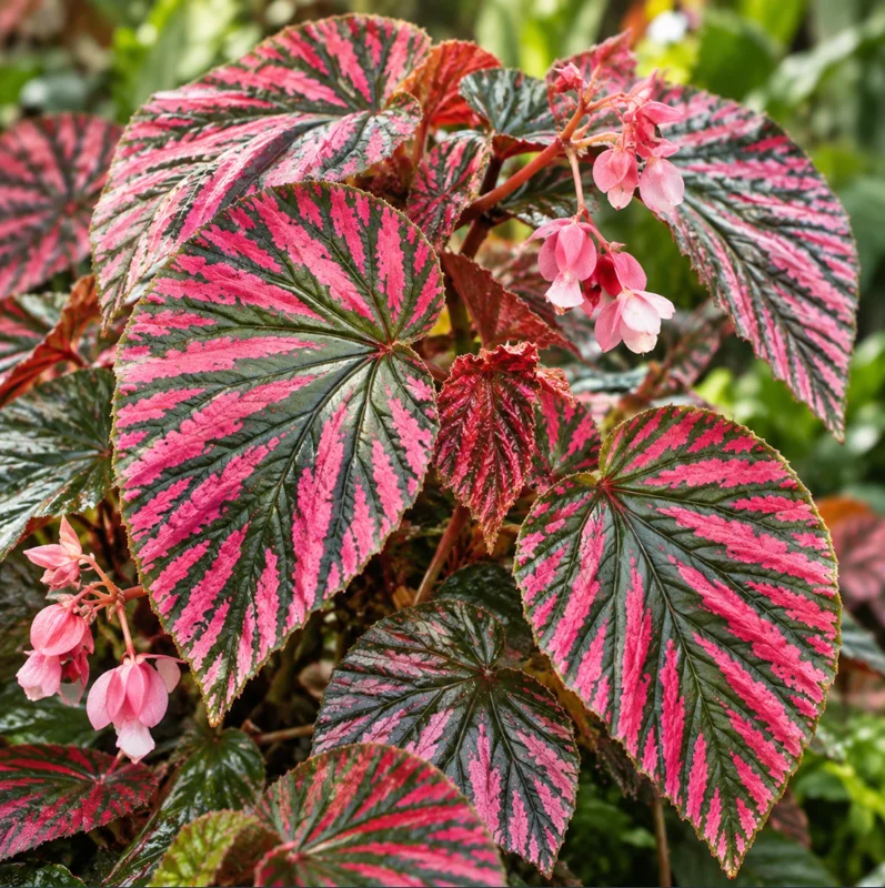 Begonia Brevirimosa Exotica Red Live Plant – 4-8 Inch Tall – Indoor/Outdoor - Image 3