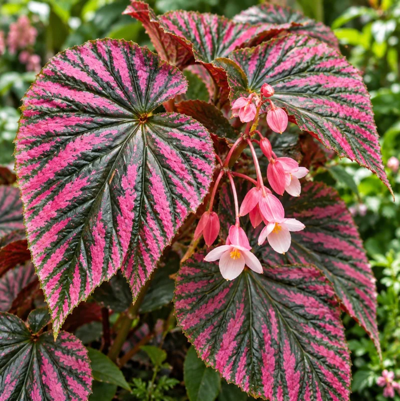 Begonia Brevirimosa Exotica Red Live Plant – 4-8 Inch Tall – Indoor/Outdoor - Image 5