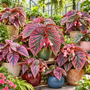 Begonia Brevirimosa Exotica Red Live Plant – 4-8 Inch Tall – Indoor/Outdoor - Image 7