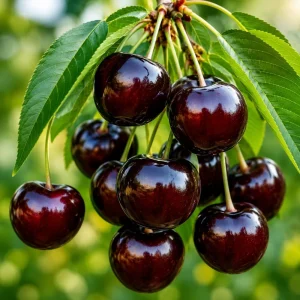 Black Cherry Live Plant - Sweet Fruit Tree, 6-12 Inch, Quart Pot, Outdoor - Image 1