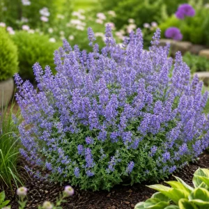 Blue Catmint Live Plant - Fragrant Perennial Herb, 2-4 Inch Tall - Image 3