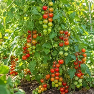 Cherry Tomato Live Plant - 2 Pack Starter Plants, 4-6 Inches Tall - Image 2