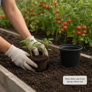 Cherry Tomato Live Plant - 2 Pack Starter Plants, 4-6 Inches Tall - Image 5