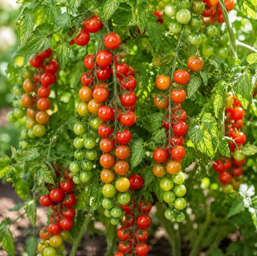 Cherry Tomato Live Plants, 2-Pack, 4-6 Inches Tall, 4 Inch Pot, Outdoor Vegetable Starter Plants - Image 3