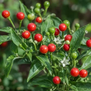 Chiltepin Pepper Live Plants – 4 Inch Pot, 3-6 Inch Tall Seedlings - Image 5