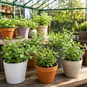 Chocolate Mint Live Plant 2-4 Inch Tall – Fresh Culinary Herb for Garden & Patio - Image 4