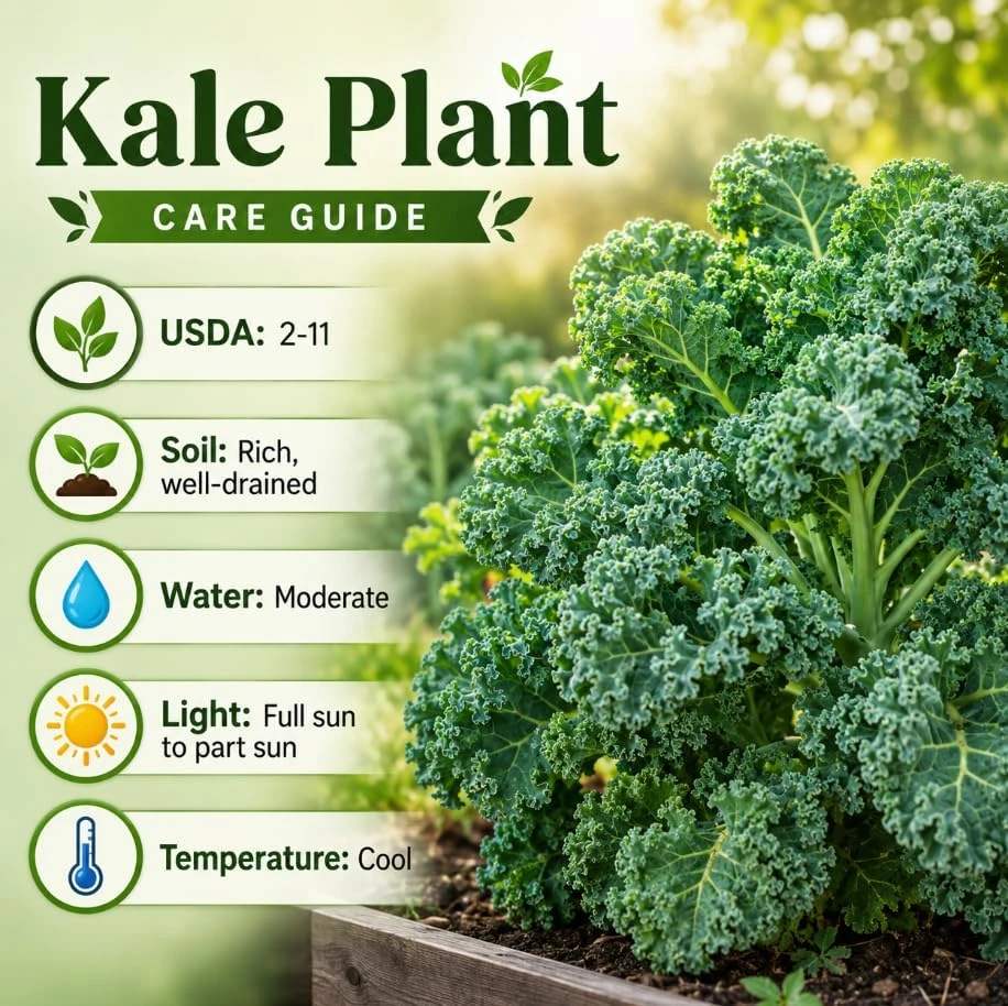 Dwarf Blue Kale Live Plant Set – 2 Plants, 4 Inch Pot, 3-6 Inches Tall – Outdoor Vegetable - Image 4