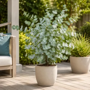 Eucalyptus Silver Dollar Live Plant, Fragrant Baby Blue, 4-7 Inch Tall, 4 Inch Pot - Image 7