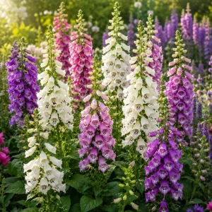 Foxglove Live Plant - Hardy Perennial Summer Flowers, 2-4 Inch Tall, 3 Inch Pot - Image 3