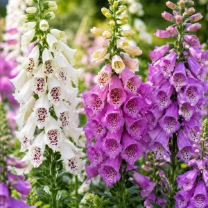 Foxglove Live Plant - Hardy Perennial Summer Flowers, 2-4 Inch Tall, 3 Inch Pot - Image 7