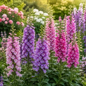 Foxglove Live Plant Set of 2 - Hardy Perennial Summer Flowers for Outdoor Garden, 2-4 Inch Tall, 3 Inch Pot - Image 6