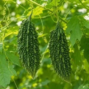 Green Bitter Melon Live Plant – 3-5 Inches Tall in 4 Inch Nursery Pot – Bitter Gourd Vegetable Vine for Outdoor Garden & Containers - Image 7