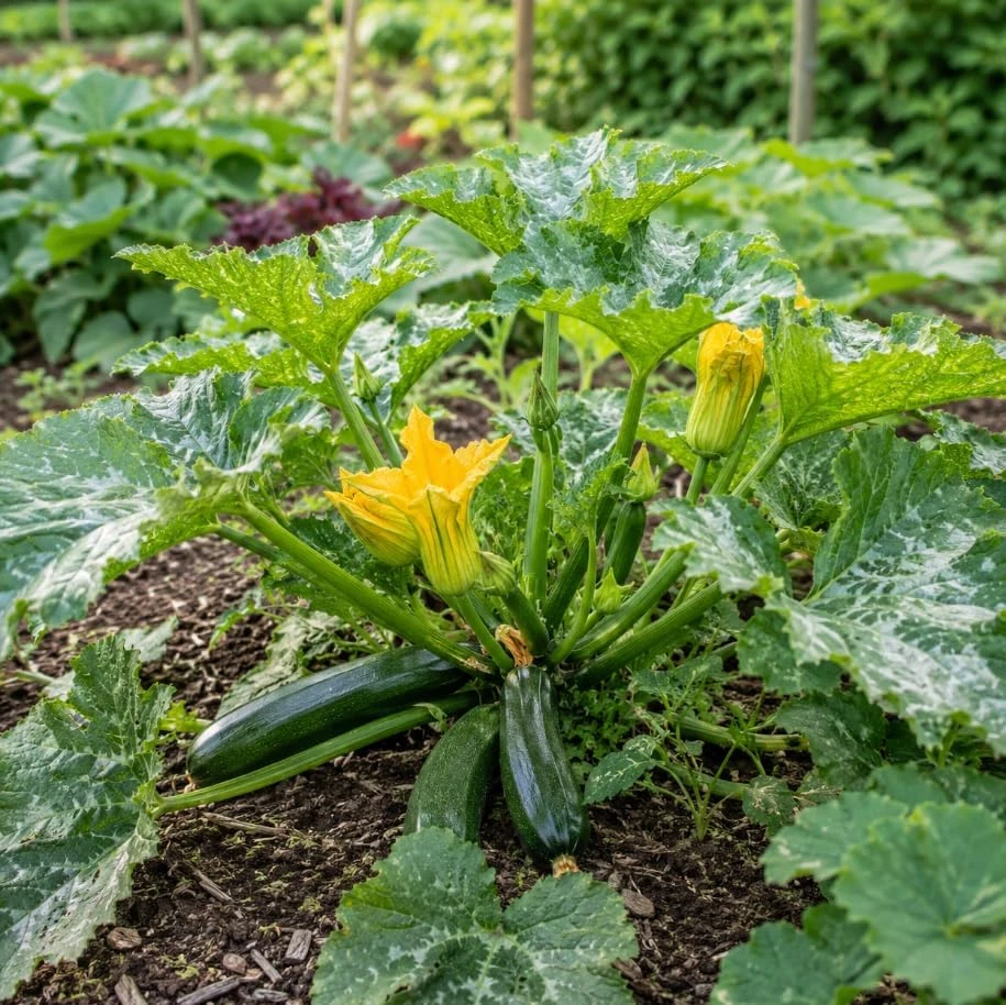 Green Zucchini Live Plants – 2 Pack, 4-6 Inch Summer Squash Seedlings in 4 Inch Pots, Outdoor - Image 3