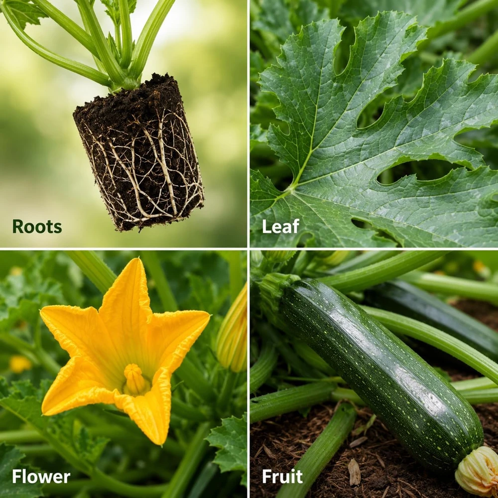 Green Zucchini Live Plants – 2 Pack, 4-6 Inch Summer Squash Seedlings in 4 Inch Pots, Outdoor - Image 8