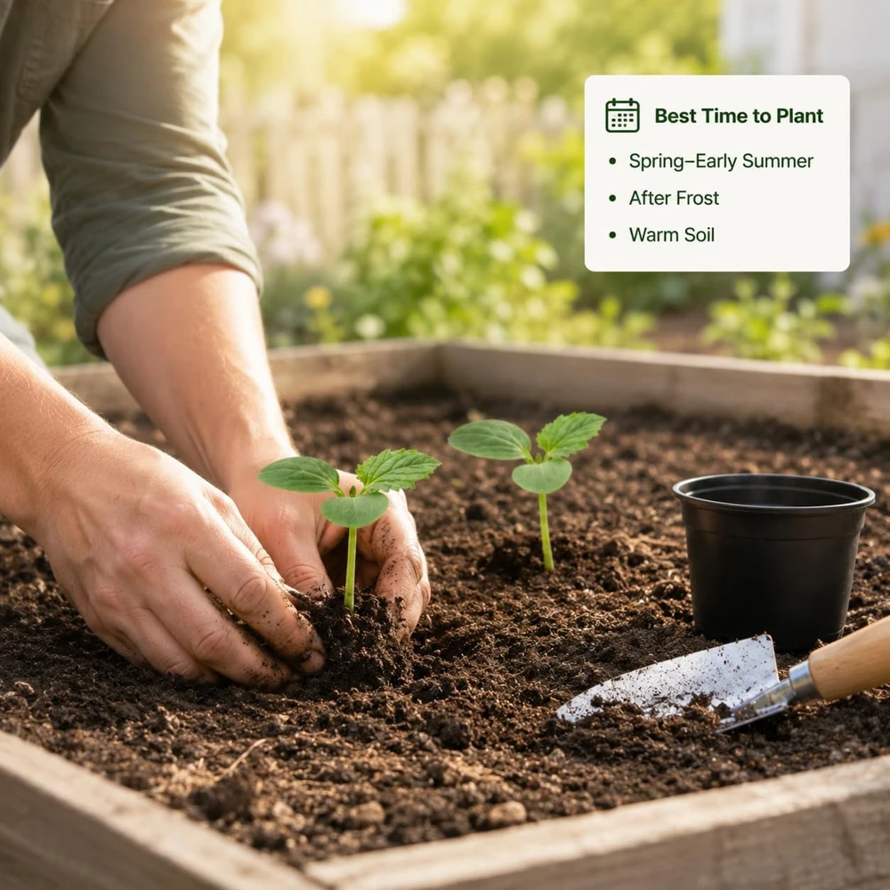 Green Zucchini Live Plants - Set of 2 Summer Squash Starter Seedlings, 4-6 Inch, 4 Inch Pots - Image 5