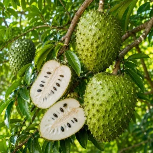Guanabana Soursop Live Plant, 4-6 Inch Tropical Fruit Tree in 4 Inch Pot - Image 5