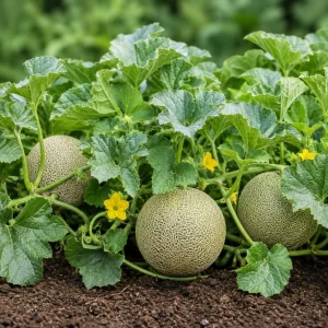 Hales Best Cantaloupe Live Plant – 2-Pack, 4-6 Inches Tall, 4 Inch Pot, Sweet Melon Vines - Image 2