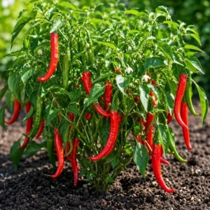 Hot Chili Pepper Plants Live - 2-Pot Mix, 3-6 Inch Tall Starter Plants for Outdoor Garden - Image 5