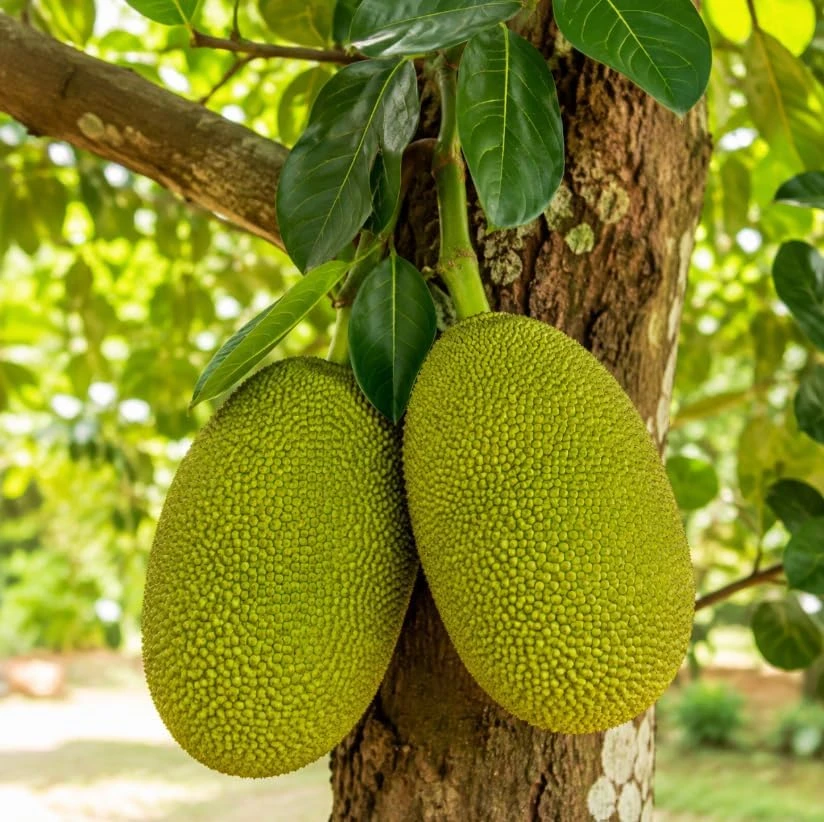Jackfruit Live Plant – 3-6 Inches Tall – 4 Inch Nursery Pot – Tropical Tree - Image 4