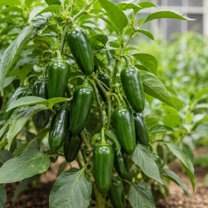 Jalapeno Pepper Live Plants - 2 Pack, 4-6 Inches Tall, 4 Inch Pot, Vegetable Starter Plants - Image 2