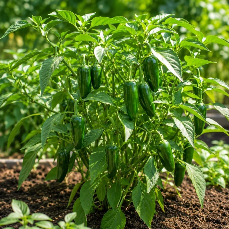 Jalapeno Pepper Live Plants - 2 Pack, 4-6 Inches Tall, 4 Inch Pot, Vegetable Starter Plants - Image 3
