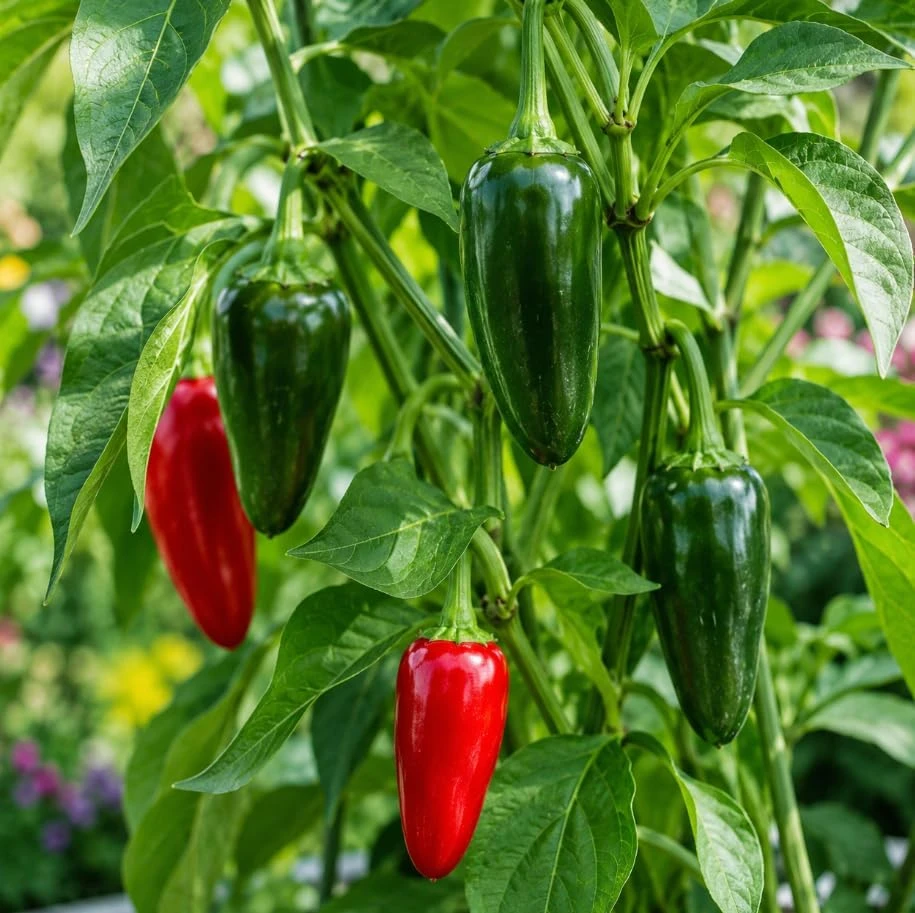 Jalapeno Pepper Live Plants - 2 Pack, 4-6 Inches Tall, 4 Inch Pot, Vegetable Starter Plants - Image 5