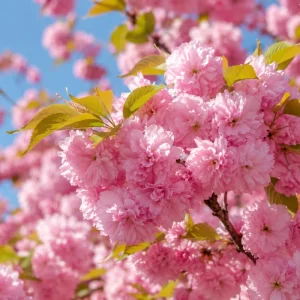Kwanzan Cherry Trees Live Plants - Set of 2, 2.5 Inch Pot, Perennial Blossom Sapling for Home Garden - Image 3