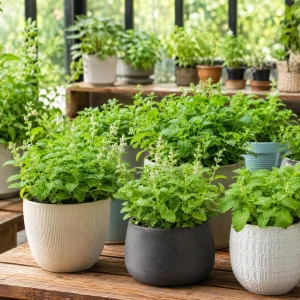Lemon Mint Live Plant for Planting - 2-4 Inch Tall Fragrant Herb - Image 4
