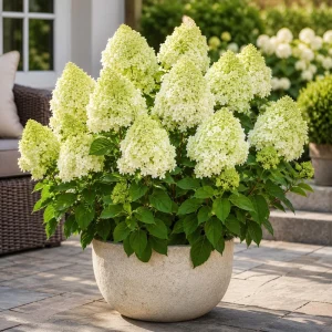 Limelight Hydrangea Tree Live Plant – Lime Green Blooms, 5-10 Inch Tall, 2.5 Inch Pot, Outdoor - Image 5