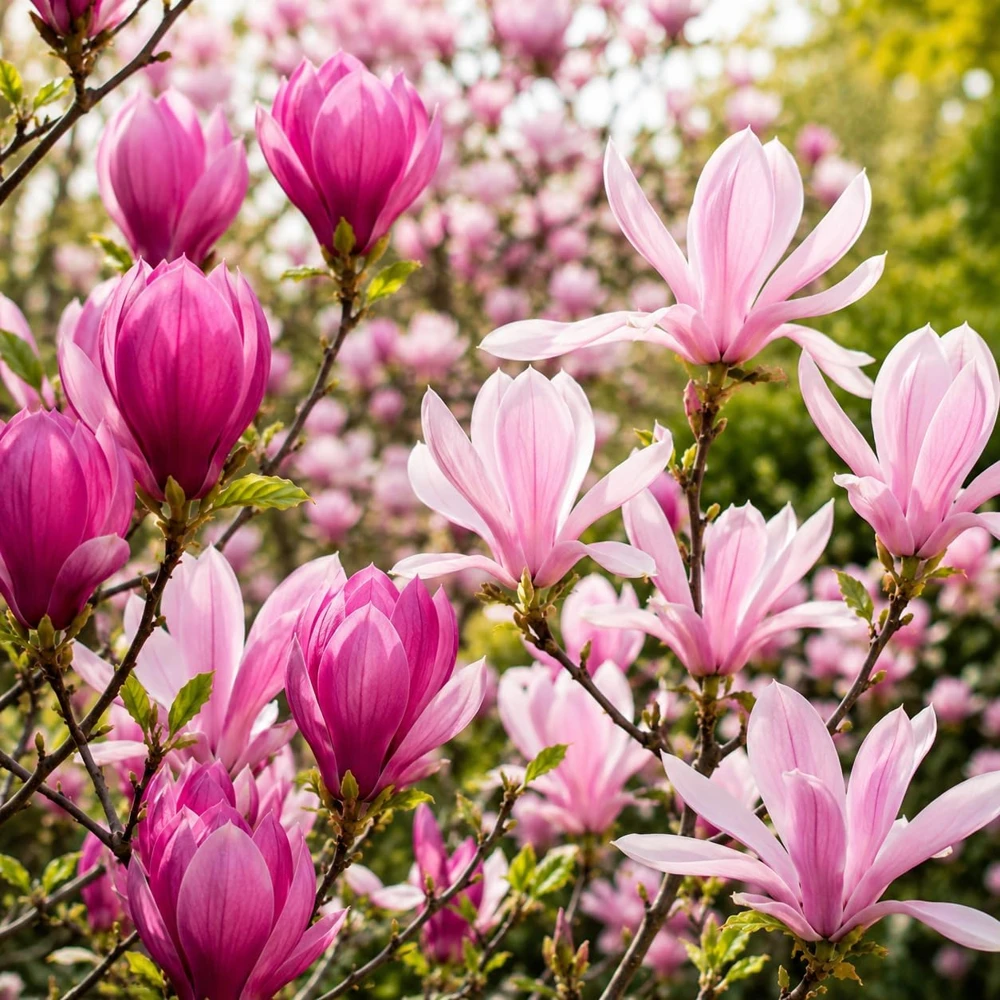 Magnolia Live Plants - Pack of 2 - 5-10 Inch Tall - 2.5 Inch Pot - Dormant in Winter - Image 3
