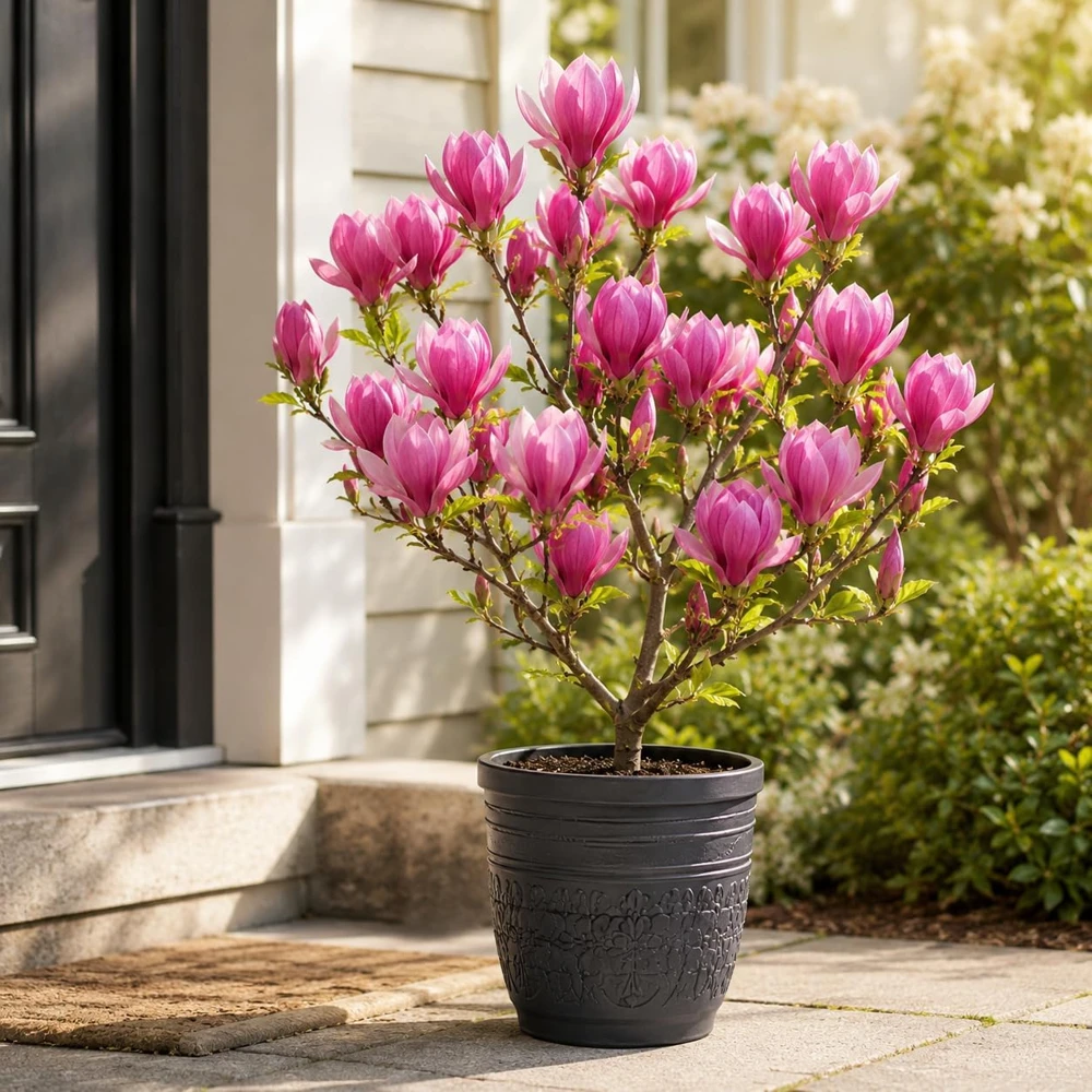 Magnolia Live Plants - Pack of 2 - 5-10 Inch Tall - 2.5 Inch Pot - Dormant in Winter - Image 6