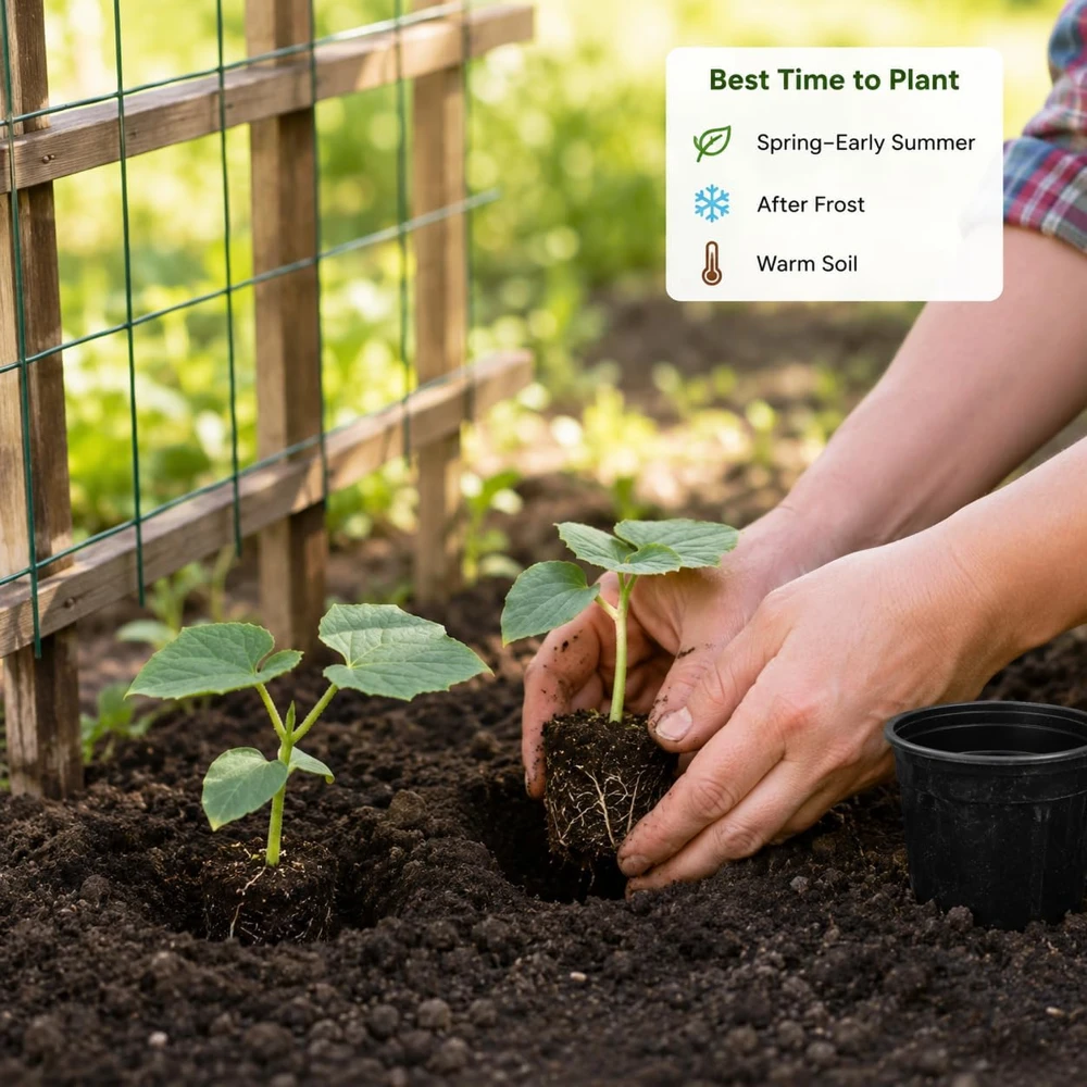 Marketmore Cucumber Live Plant - Slicing Variety, 4 Inch Pot, Outdoor Garden - Image 7