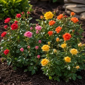 Mini Rose Live Plant - Random Color, 4-6 Inches Tall, 4 Inch Pot, Indoor/Outdoor - Image 2