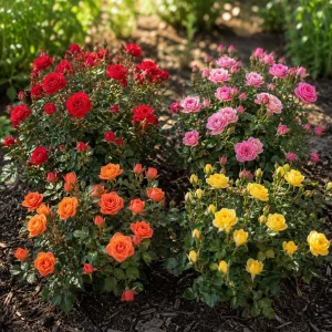Miniature Rose Live Plant - 4 Inch Pot, 1 Plant, Random Color, 4-6 Inch Potted for Outdoor Garden & Patio - Image 2