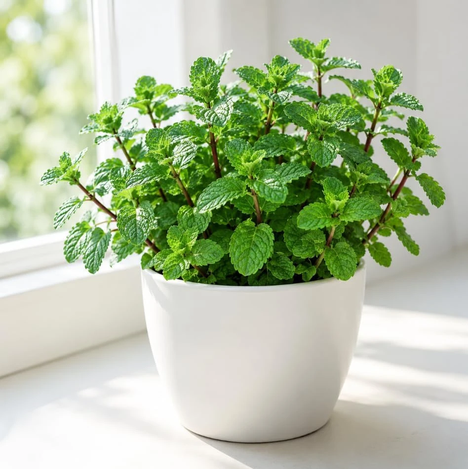 Mint Live Plant – Fresh Herb for Home Garden Growing – 2-4 Inch Tall - Image 3