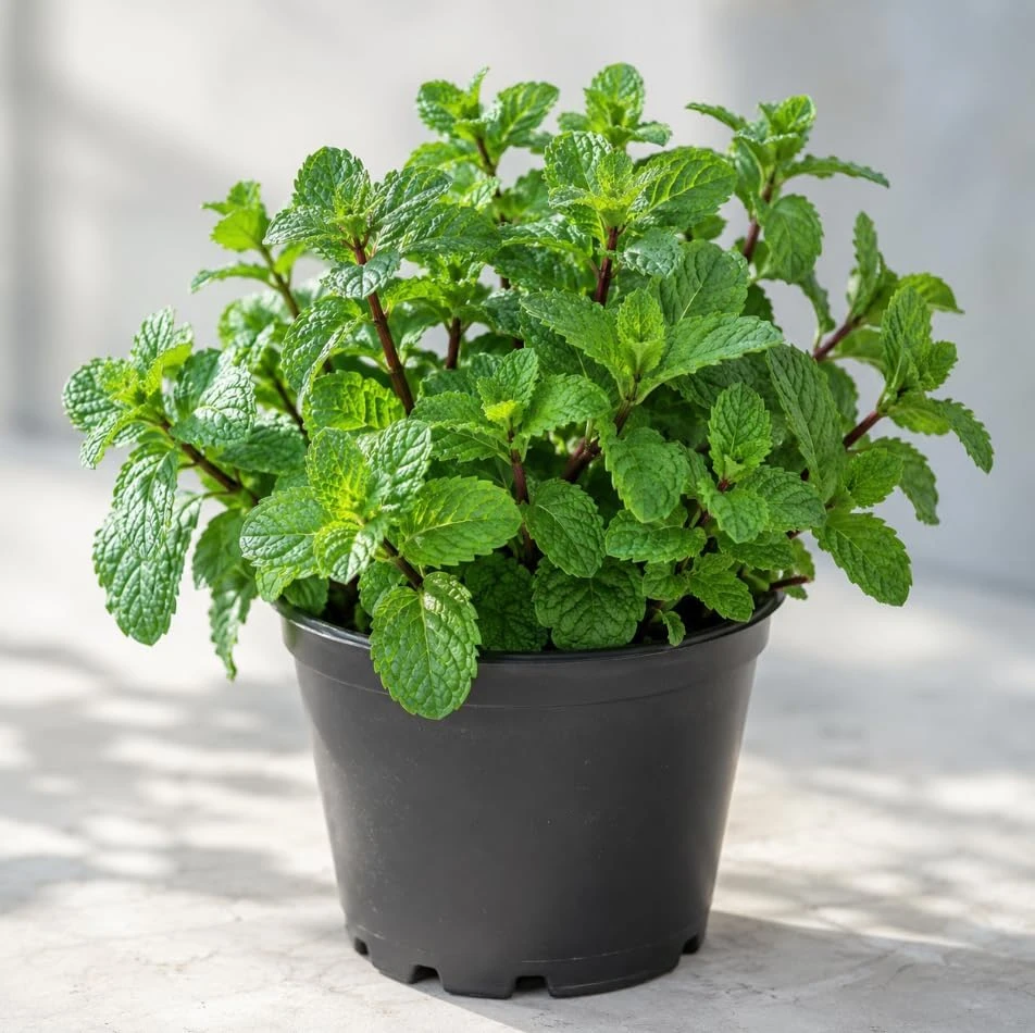 Mint Live Plant – Fresh Herb for Home Garden Growing – 2-4 Inch Tall - Image 8