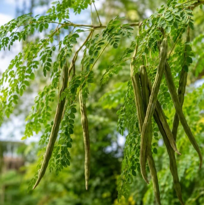Moringa Oleifera Live Plants – Drumstick Tree Seedlings, 2-Pack, 12-18 Inches Tall, Easy Care Tropical Tree for Outdoor Planting - Image 4