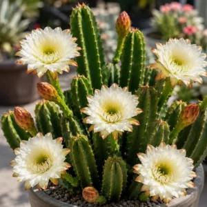 Night Blooming Cactus Live Plant, 2 Pots, 3-6 Inch Tall, 4 Inch Pot, Fragrant White Flowers, Indoor/Outdoor - Image 4