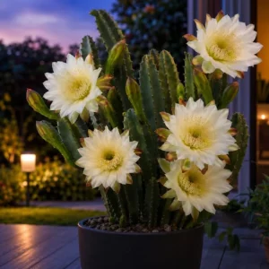 Night Blooming Cactus Live Plant, 3-6 Inch Tall, Fragrant White Flowers, 4 Inch Pot, Indoor/Outdoor - Image 2
