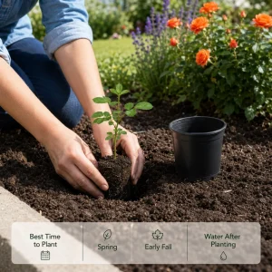 Orange Miniature Rose Live Plant - 4-6 Inches Tall, 4 Inch Pot - Compact Flowering Shrub for Patios & Gardens - Image 5