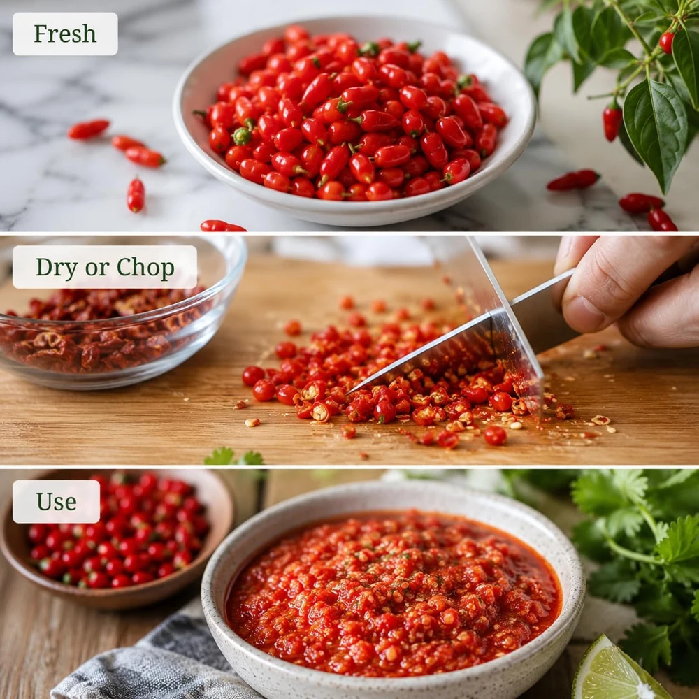 Pequin Chili Pepper Live Plants - 2 Seedlings, 3-5 Inches Tall, Red Hot Pepper for Garden & Containers - Image 6