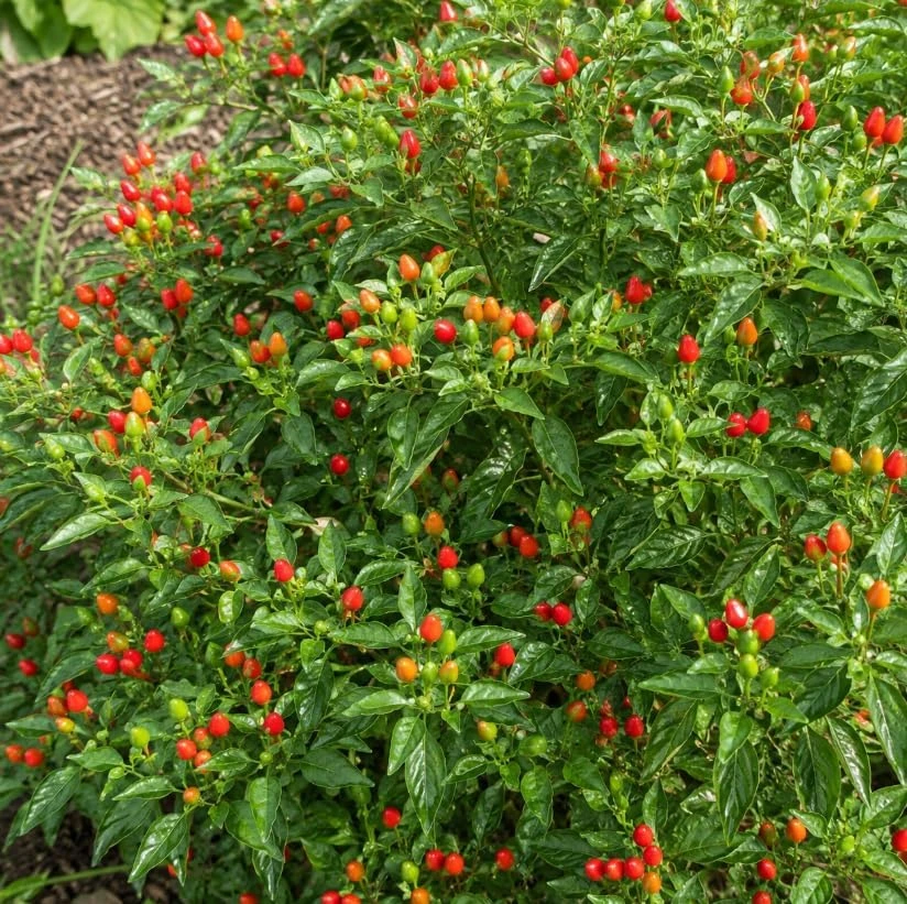 Pequin Chili Pepper Live Plants - 2 Seedlings, 3-5 Inches Tall, Red Hot Pepper for Garden & Containers - Image 8