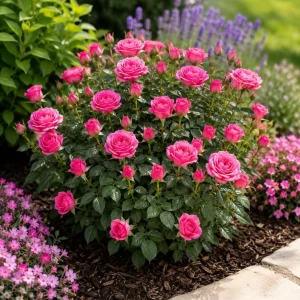 Pink Miniature Rose Live Plant – 4 Inch Pot, 4-6 Inches Tall, Mini Rose Bush Outdoor - Image 5